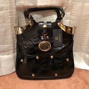 Versace Borsa Vernice Handbag